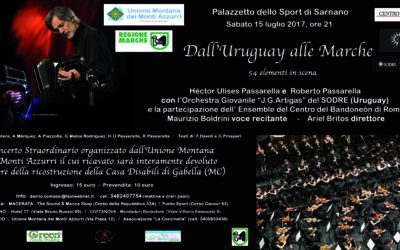 Passarella e l’orchestra dell’Uruguay per un concerto di solidarietà a Sarnano