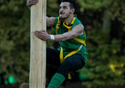 Salita del palo - Palio del Serafino a Sarnano