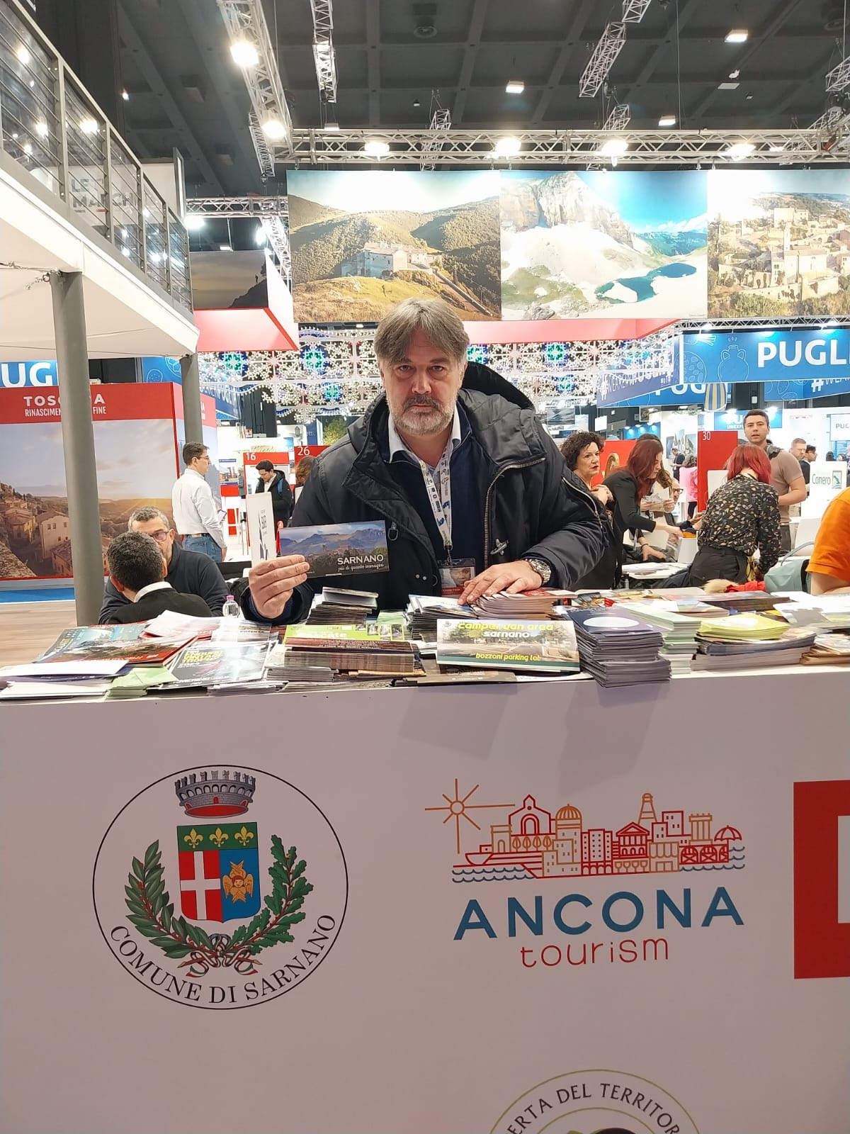 Il Sindaco di Sarnano Luca Piergentili alla BIT di Milano